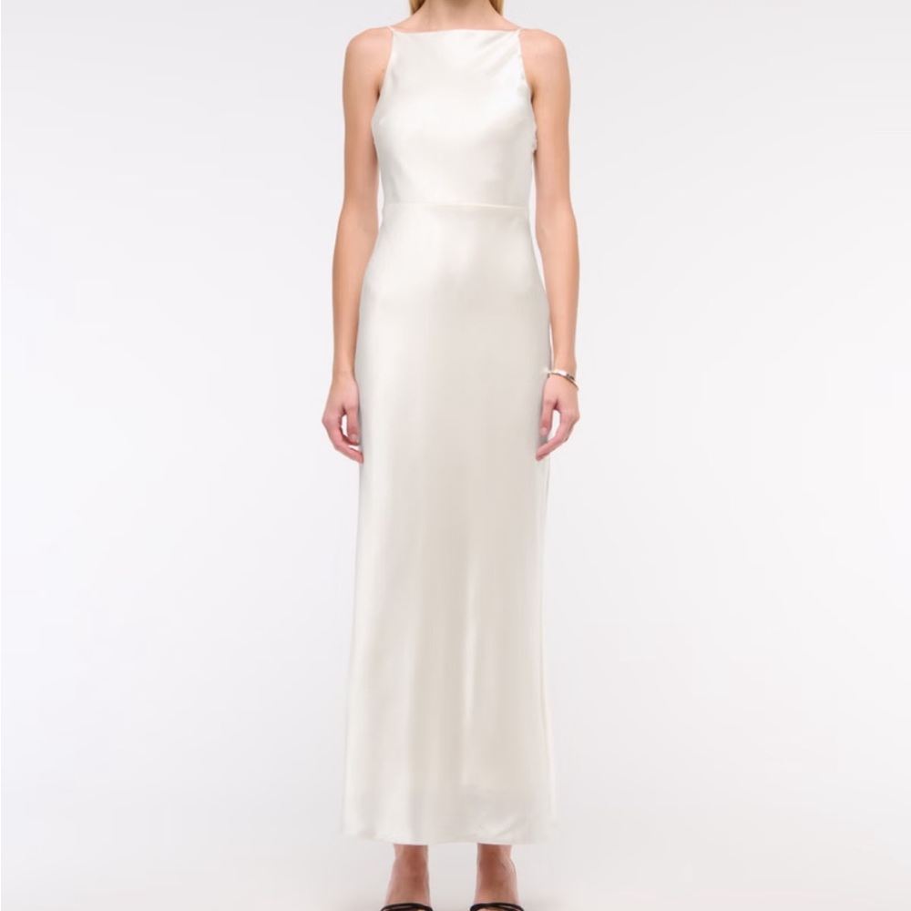 Abercrombie & Fitch Ivory Maxi Dress